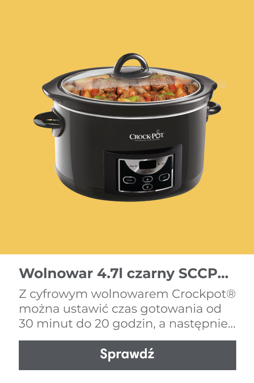 Wolnowar Crockpot o pojemności 4,7 litra, czarny, SCCPRC507B-050