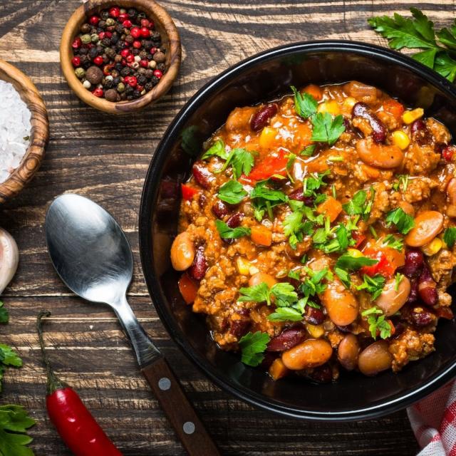 Chilli con carne z czekoladą